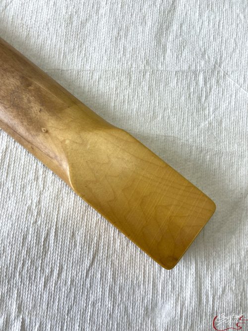 T-Style Replacement Neck / 2 pc. Maple (No Skunk Stripe) / Classic C / V.T. Satin / Med Relic (#GIN-3310) - Image 9