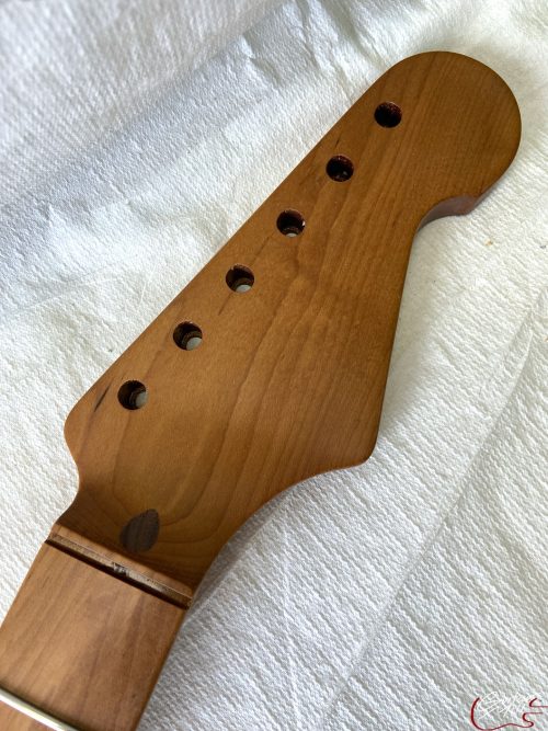 S-Style Replacement Neck / 1 pc. Roasted Maple / Classic C / Satin (#GIN-3311) - Image 3