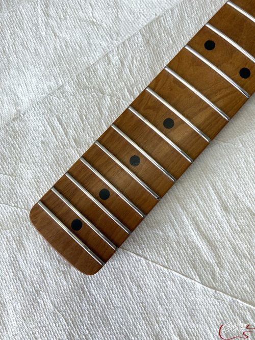 S-Style Replacement Neck / 1 pc. Roasted Maple / Classic C / Satin (#GIN-3311) - Image 5