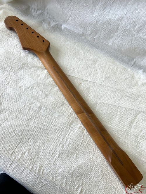 S-Style Replacement Neck / 1 pc. Roasted Maple / Classic C / Satin (#GIN-3311) - Image 6