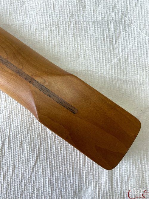 S-Style Replacement Neck / 1 pc. Roasted Maple / Classic C / Satin (#GIN-3311) - Image 9