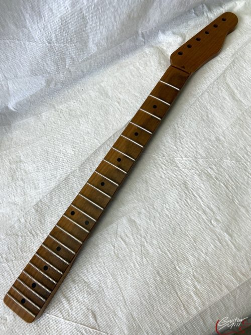 T-Style Replacement Neck / 1 pc. Roasted Maple / Classic C / Satin / Med Relic (#GIN-3312) - Image 2