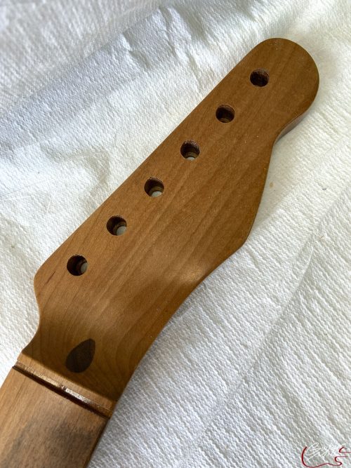T-Style Replacement Neck / 1 pc. Roasted Maple / Classic C / Satin / Med Relic (#GIN-3312) - Image 3