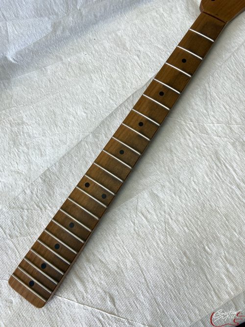T-Style Replacement Neck / 1 pc. Roasted Maple / Classic C / Satin / Med Relic (#GIN-3312) - Image 4