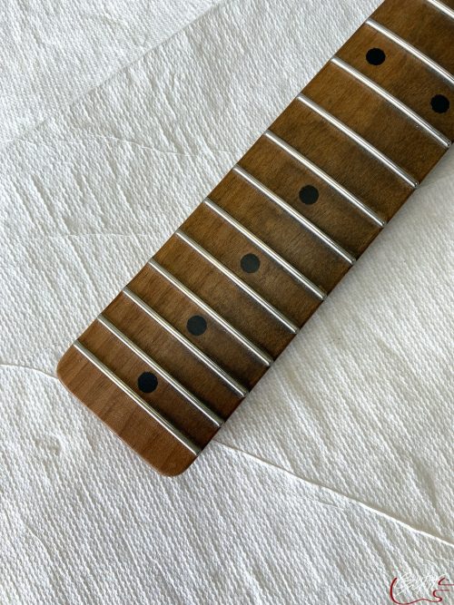 T-Style Replacement Neck / 1 pc. Roasted Maple / Classic C / Satin / Med Relic (#GIN-3312) - Image 5