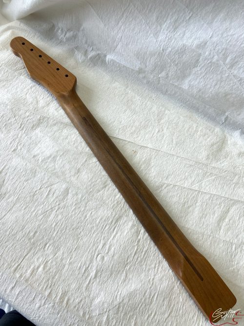 T-Style Replacement Neck / 1 pc. Roasted Maple / Classic C / Satin / Med Relic (#GIN-3312) - Image 6
