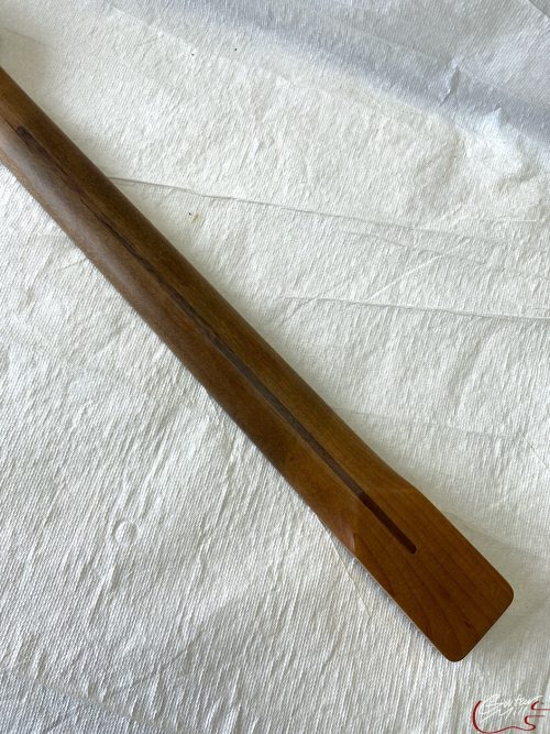 T-Style Replacement Neck / 1 pc. Roasted Maple / Classic C / Satin / Med Relic (#GIN-3312) - Image 8