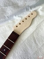 T-Style Replacement Neck / 2 pc. Maple & Indian Rosewood / Pearloid Dots / Chunky C (#GIN-3313)