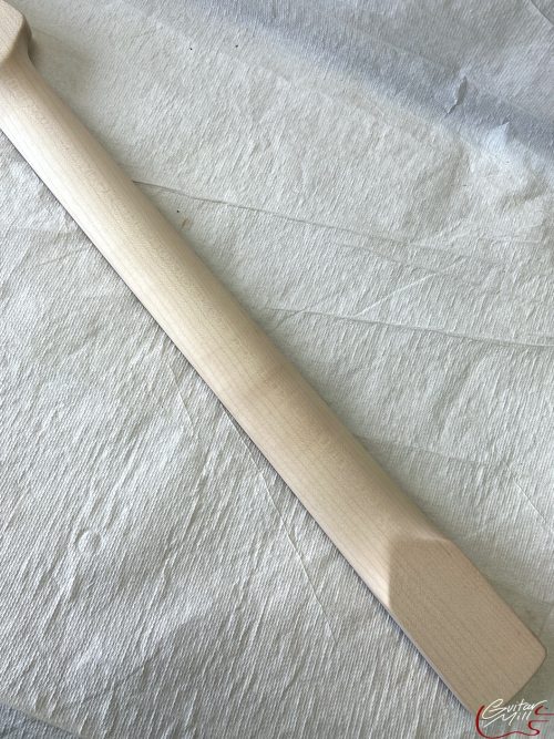 S-Style Replacement Neck / 2 pc. 1/4 Sawn Maple & Madagascar Rosewood / Classic C (#GIN-3314) - Image 8