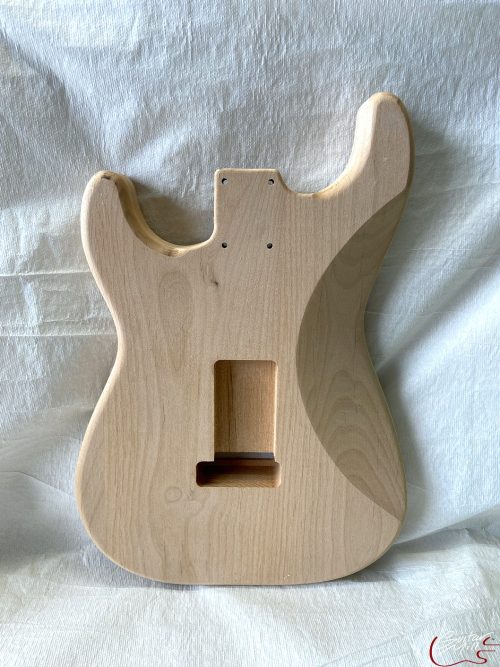 S-Style Body / 2 pc. Ultra Light Alder / Uni-Rout / 3 lbs. 13 oz. (#GIN-3320) - Image 2