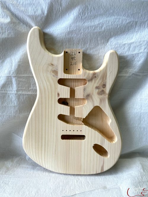 S-Style Body / Ultra Light Pine / 2 lbs. 15 oz. / Clearance (#GIN-3321)