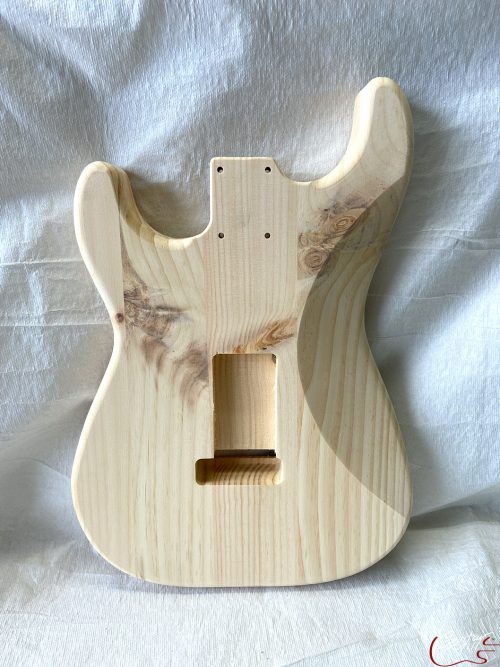 S-Style Body / Ultra Light Pine / 2 lbs. 15 oz. / Clearance (#GIN-3321) - Image 2