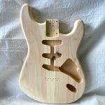 S-Style Hardtail Body / 2 pc. Ultra Light Pine / 3 lbs. 2 oz. (#GIN-3324)