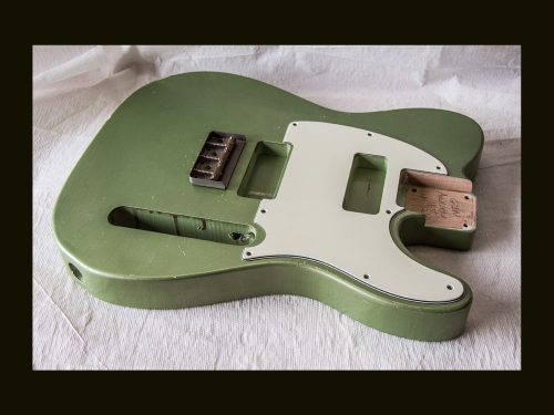 T-Style Body / Alder / 4 lbs. 12 oz. / Nitrocellulose 'Avocado Mist' / Light Relic (#GIN-3329)