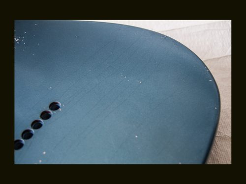 T-Style Body / Swamp Ash / 4 lbs. 5 oz. / Nitrocellulose 'Deep Lake Placid Blue' / Light Relic (#GIN-3328) - Image 6