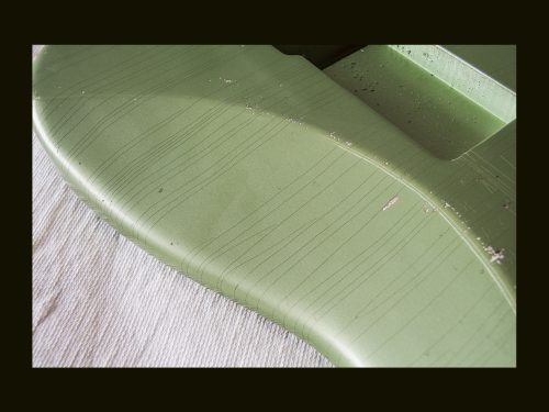 S-Style Body / Alder / 4 lbs. 0 oz. / Nitrocellulose 'Avocado Mist' / Light Relic (#GIN-3330) - Image 7