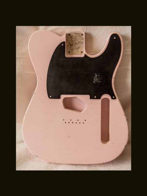 T-Style - Esquire Body / Swamp Ash  / 3 lbs. 15 oz. / Nitrocellulose 'Shell Pink' / Light Relic (#GIN-3346)
