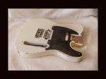 T-Style Body / Alder / 4 lbs. 8 oz. / Nitrocellulose 'Olympic White' / Med. Relic (#GIN-3358)