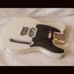 T-Style Body / Alder / 4 lbs. 8 oz. / Nitrocellulose 'Olympic White' / Med. Relic (#GIN-3358)