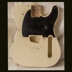 T-Style - Esquire Body / Alder / 4 lbs. 0 oz. / Nitrocellulose 'Vintage White' / Hvy. Relic (#GIN-3345)