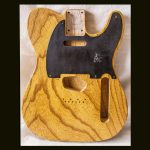 T-Style Body / 1 PC Swamp Ash / 4 lbs. 2 oz. / Nitrocellulose 'Vintage Amber' / Light Relic (#GIN-3351)