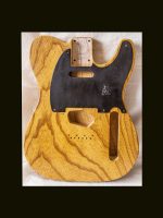 T-Style Body / 1 PC Swamp Ash / 4 lbs. 2 oz. / Nitrocellulose 'Vintage Amber' / Light Relic (#GIN-3351)