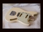 Stang-Style Body / Ultra Light Alder / 3 lbs. 13 oz. / Nitrocellulose "Desert Sand" / Light Relic (#GIN-3352)