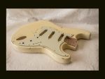 S-Style Body - HT/ Alder / 4 lbs. 2 oz. / Nitrocellulose 'Aged Olympic White' / Med-Hvy. Relic (#GIN-3349)