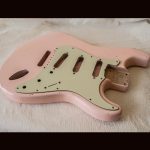 S-Style Body / Ultra Light Alder / 3 lbs. 12 oz. / Nitrocellulose 'Shell Pink' / Light Relic (#GIN-3354)