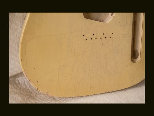 T-Style - Esquire Body / Swamp Ash  / 2 lbs. 12 oz. / Nitrocellulose 'Nocaster Blonde' / Med. Relic (#GIN-3347) - Image 4