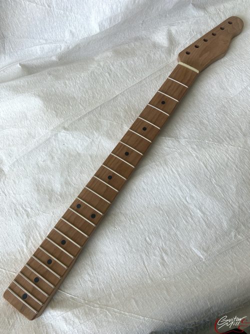 T-Style Replacement Neck / 1 pc. Roasted Maple / Classic C / Slotted Nut (#GIN-3331) - Image 2