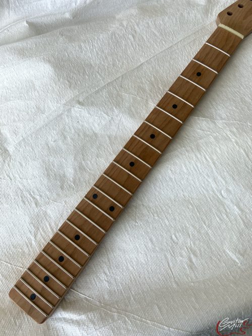 T-Style Replacement Neck / 1 pc. Roasted Maple / Classic C / Slotted Nut (#GIN-3331) - Image 4