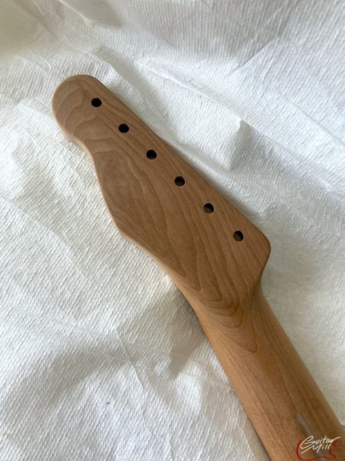 T-Style Replacement Neck / 1 pc. Roasted Maple / Classic C / Slotted Nut (#GIN-3331) - Image 7