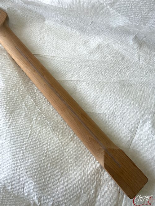 T-Style Replacement Neck / 1 pc. Roasted Maple / Classic C / Slotted Nut (#GIN-3331) - Image 8