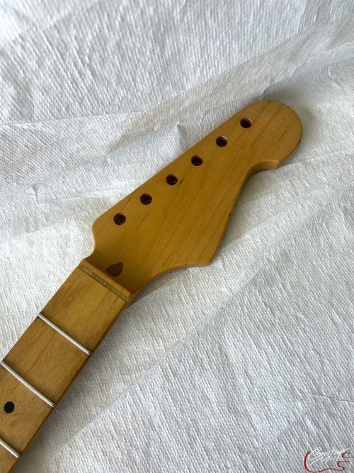 S-Style Replacement Neck / 1 pc. Maple / Classic C / V.T. Satin / Med Relic (#GIN-3333)