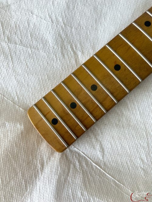 S-Style Replacement Neck / 1 pc. Maple / Classic C / V.T. Satin / Med Relic (#GIN-3333) - Image 5