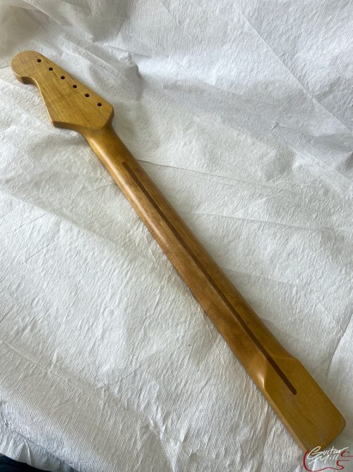 S-Style Replacement Neck / 1 pc. Maple / Classic C / V.T. Satin / Med Relic (#GIN-3333) - Image 6