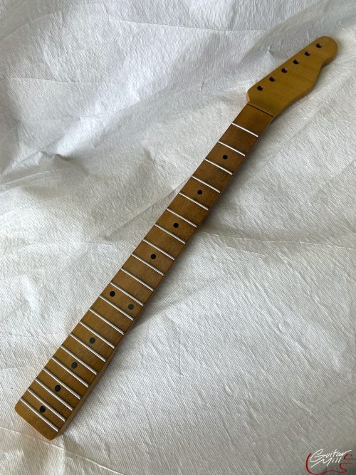 T-Style Replacement Neck / 2 pc. Maple (No Skunk Stripe) / Chunky C+ / V.T. Satin / Med Relic (#GIN-3334) - Image 2