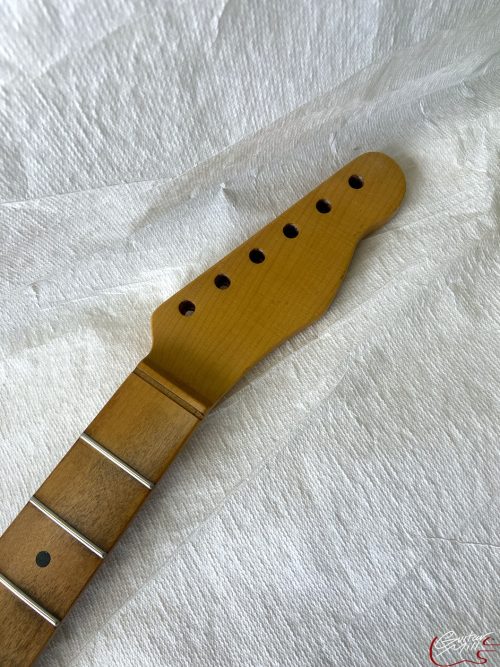 T-Style Replacement Neck / 2 pc. Maple (No Skunk Stripe) / Chunky C+ / V.T. Satin / Med Relic (#GIN-3334)