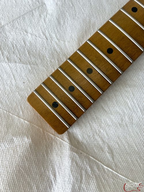 T-Style Replacement Neck / 2 pc. Maple (No Skunk Stripe) / Chunky C+ / V.T. Satin / Med Relic (#GIN-3334) - Image 5