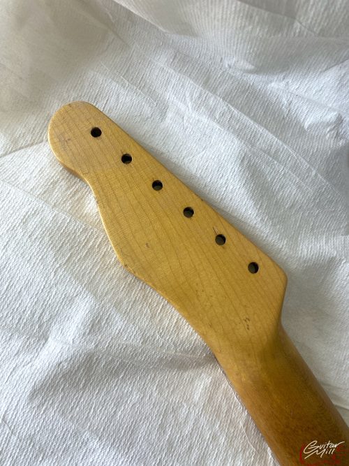 T-Style Replacement Neck / 2 pc. Maple (No Skunk Stripe) / Chunky C+ / V.T. Satin / Med Relic (#GIN-3334) - Image 7