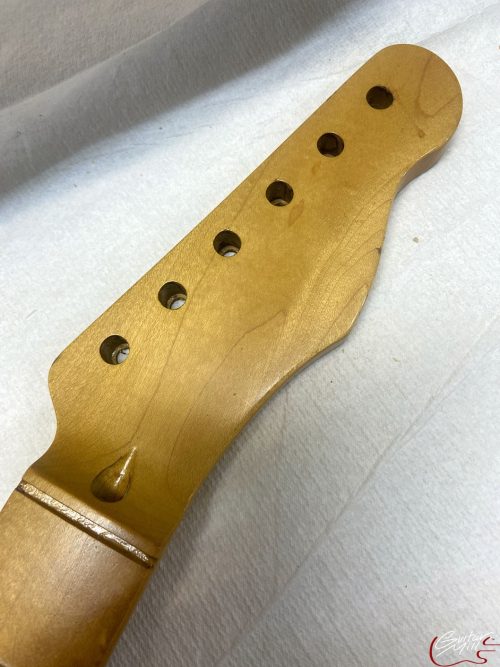 T-Style Replacement Neck / 1 pc. Maple / Fat Baseball Bat / V.T. Satin / Med Relic (#GIN-3335) - Image 3