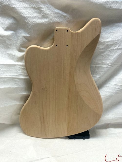 Jazz-Style Body / 2 pc. Ultra Light Alder / 3 lbs. 14 oz. (#GIN-3343) - Image 2