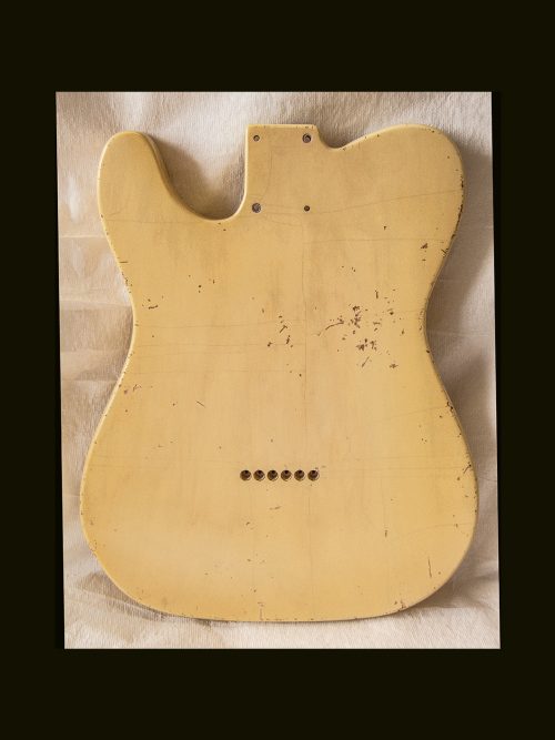 T-Style - Esquire Body / Swamp Ash  / 2 lbs. 12 oz. / Nitrocellulose 'Nocaster Blonde' / Med. Relic (#GIN-3347) - Image 5