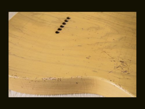 T-Style Body / 1 Piece Light Swamp Ash / 3 lbs. 13 oz. / Nitrocellulose 'Nocaster Blonde' / Med. Relic (#GIN-3348) - Image 5