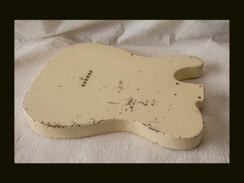 T-Style - Esquire Body / Alder  / 4 lbs. 0 oz. / Nitrocellulose 'Vintage White' / Hvy. Relic (#GIN-3345) - Image 6