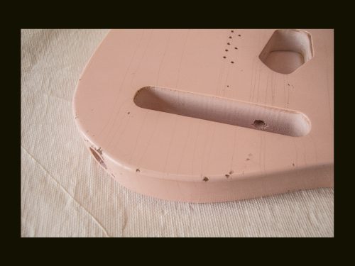 T-Style - Esquire Body / Swamp Ash  / 3 lbs. 15 oz. / Nitrocellulose 'Shell Pink' / Light Relic (#GIN-3346) - Image 7