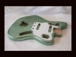Jag-Style Body / Alder / 4 lbs. 9 oz. / Nitrocellulose "Coke Bottle Green Flake" / Very Light Relic (#GIN-3359)