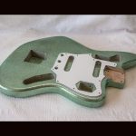 Jag-Style Body / Alder / 4 lbs. 9 oz. / Nitrocellulose "Coke Bottle Green Flake" / Very Light Relic (#GIN-3359)