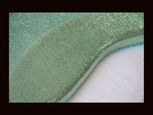 Jag-Style Body / Alder / 4 lbs. 9 oz. / Nitrocellulose "Coke Bottle Green Flake" / Very Light Relic (#GIN-3359) - Image 6